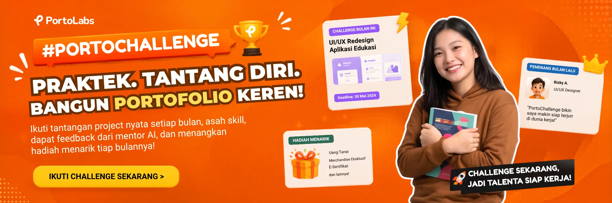 Portochallenge — challenge bikin project berhadiah